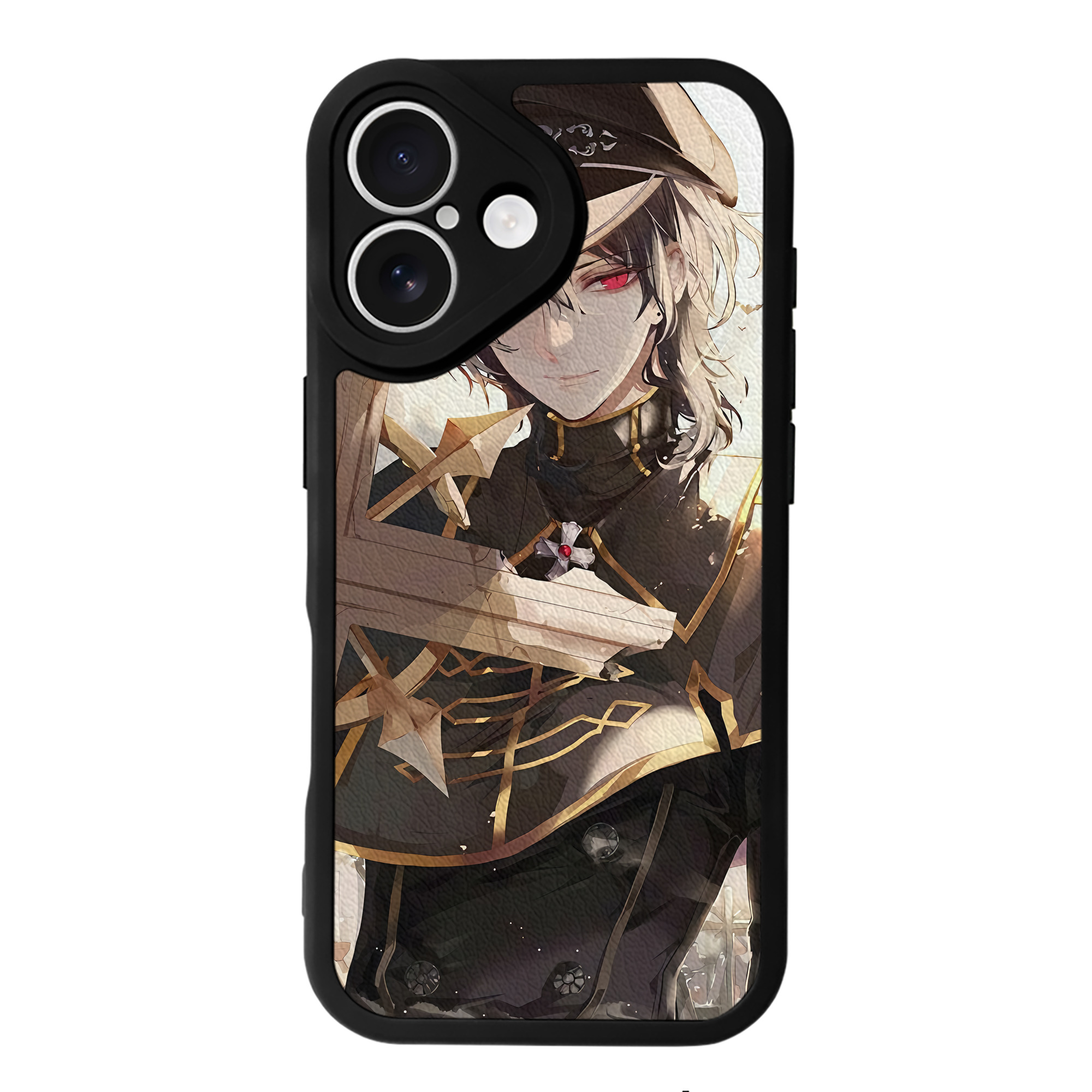 （画像用） 刀剣乱舞 Touken Ranbu 【iPhone 16シリーズ対応】シリコンスマホケース（レザー調） 材質：シリコン